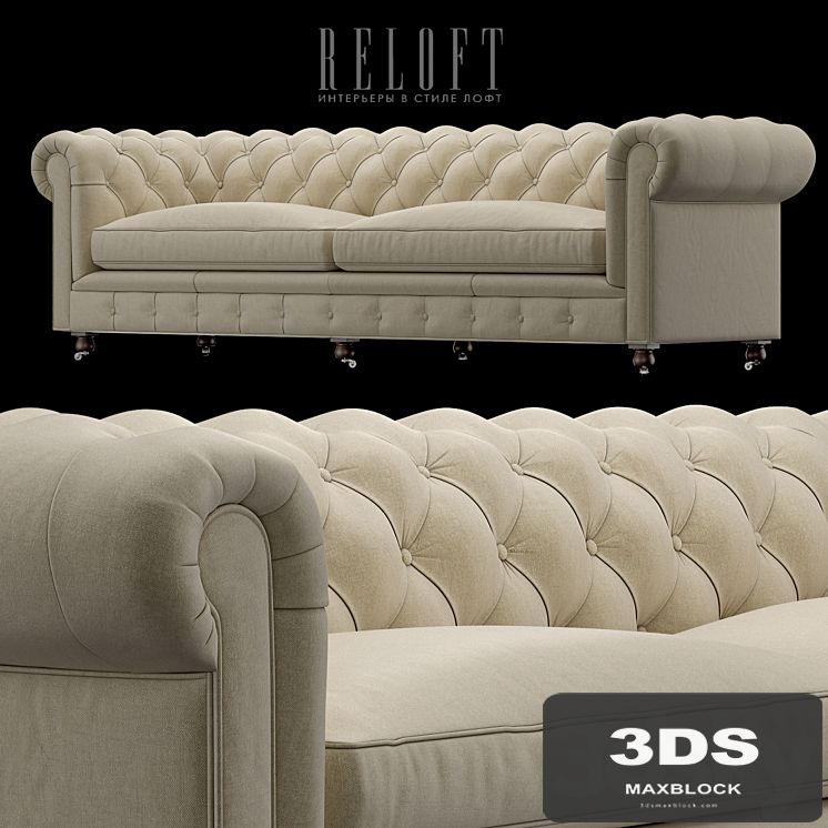 SOFA Chesterfield Kingston 56860561 BLSA