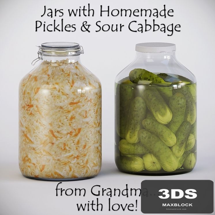 Homemade Pickles &amp; Sour Cabbage