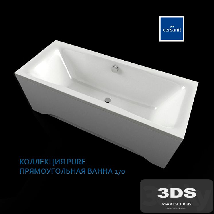 CERSANIT PURE 170 rectangular bath