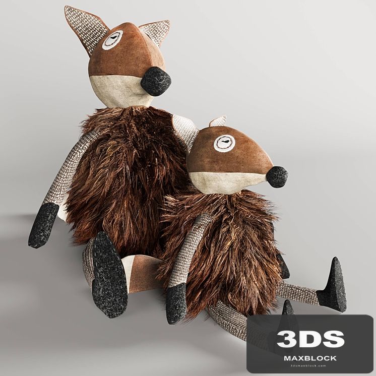 WOOLY plush fox