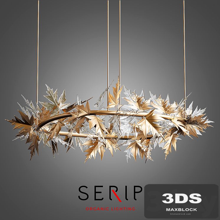 Bijout Oval Chandelier by Serip Lighting
