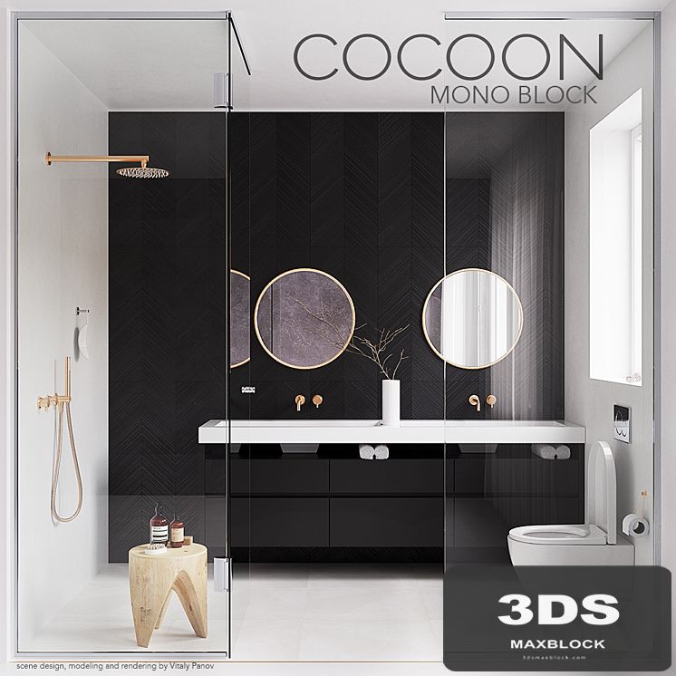 COCOON MONO BLOCK (corona PBR, vray GGX)