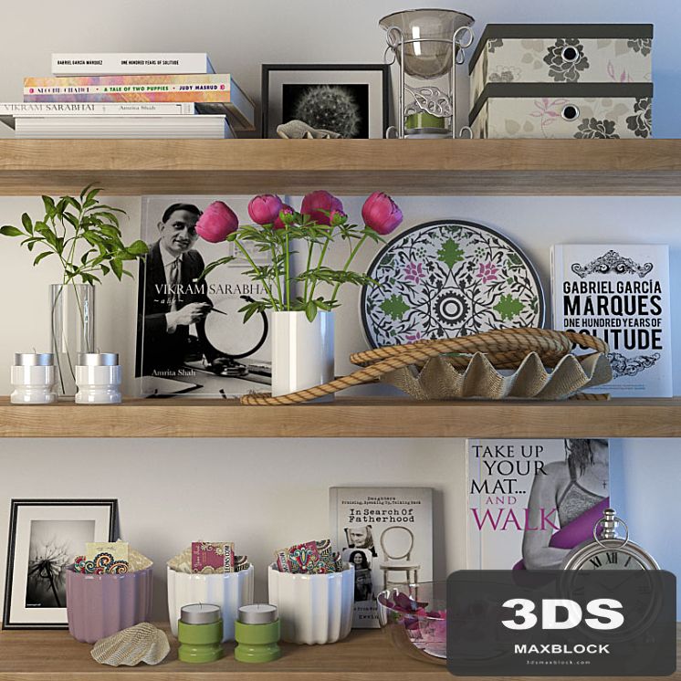 Decoration for shelves