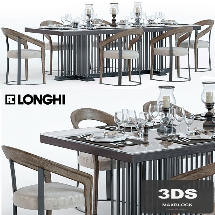Longhi- table and chair - EXTRAS
