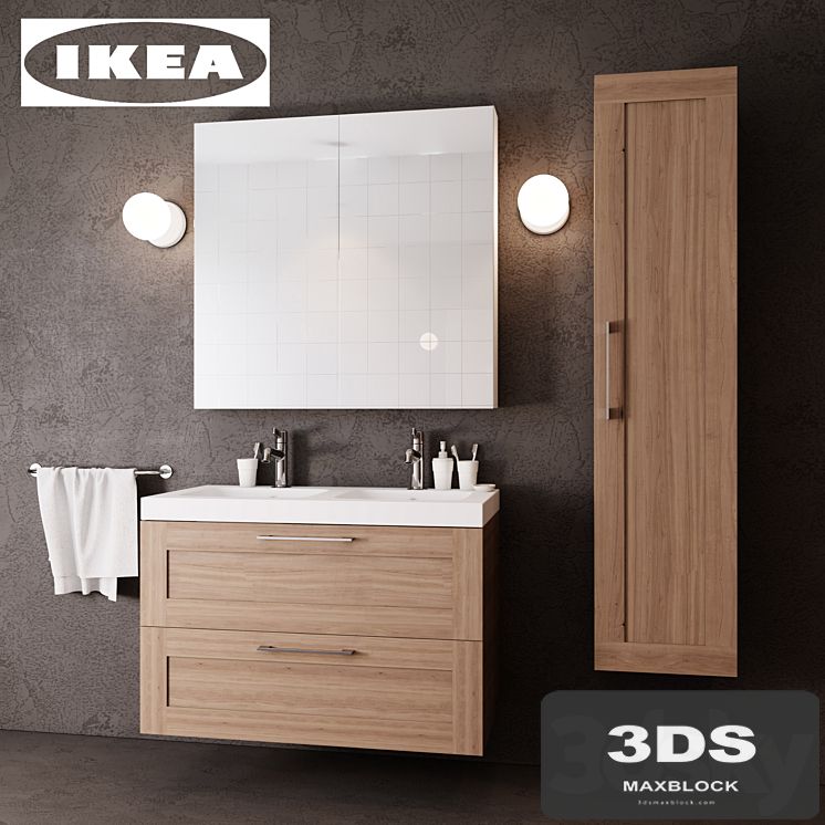Ikea bathroom furniture set
