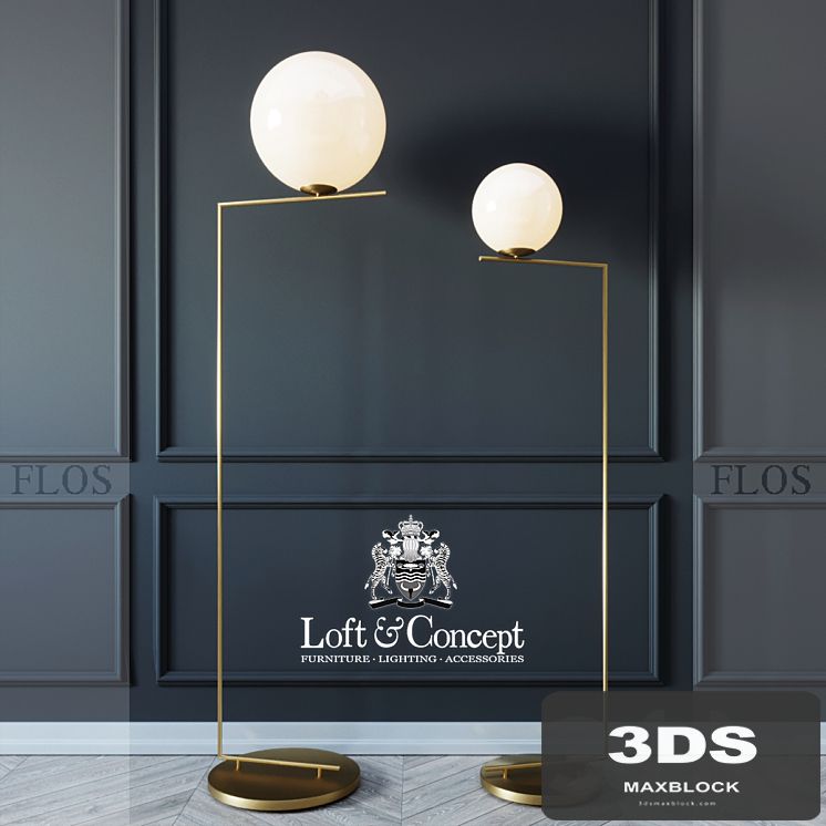 Flos lights family michael anastassiades floor lamp
