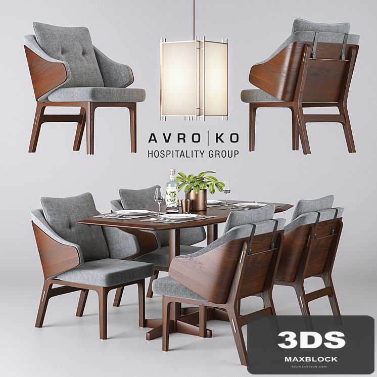 Single Thread Table And Chair - AvroKo
