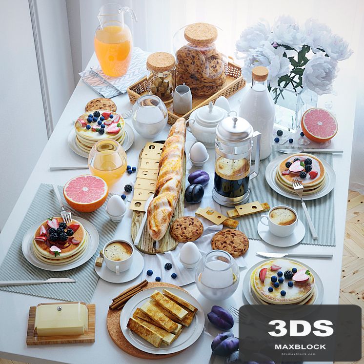 Table setting 21. Breakfast -1