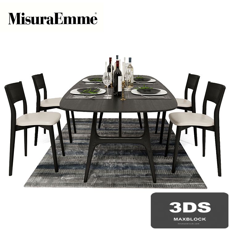 Table GAUDI / Chairs BERTHA
