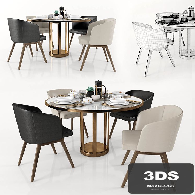 round dining set