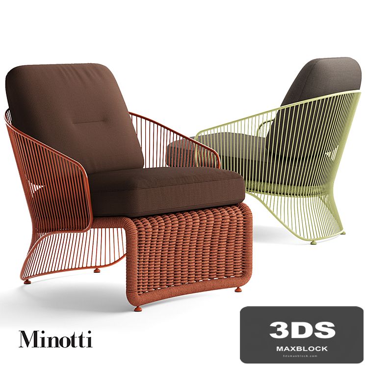 Minotti Colette Outdoor armchair