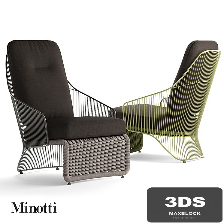 Minotti Colette Outdoor Bergère