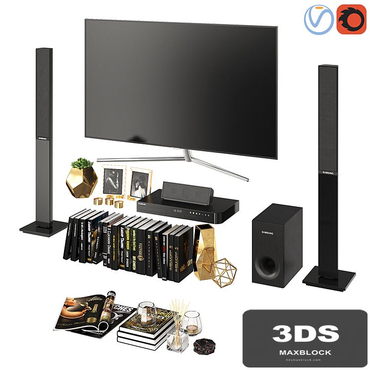 Living Room Black Gold