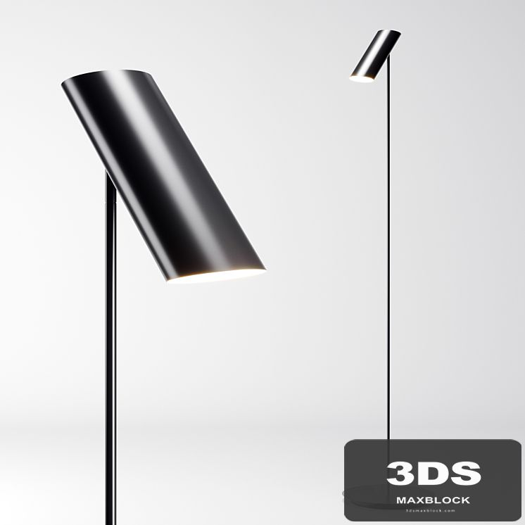 FARO LINK Black floor lamp