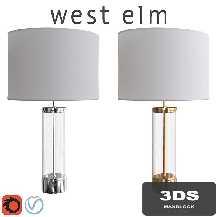 West Elm Acrylic Column