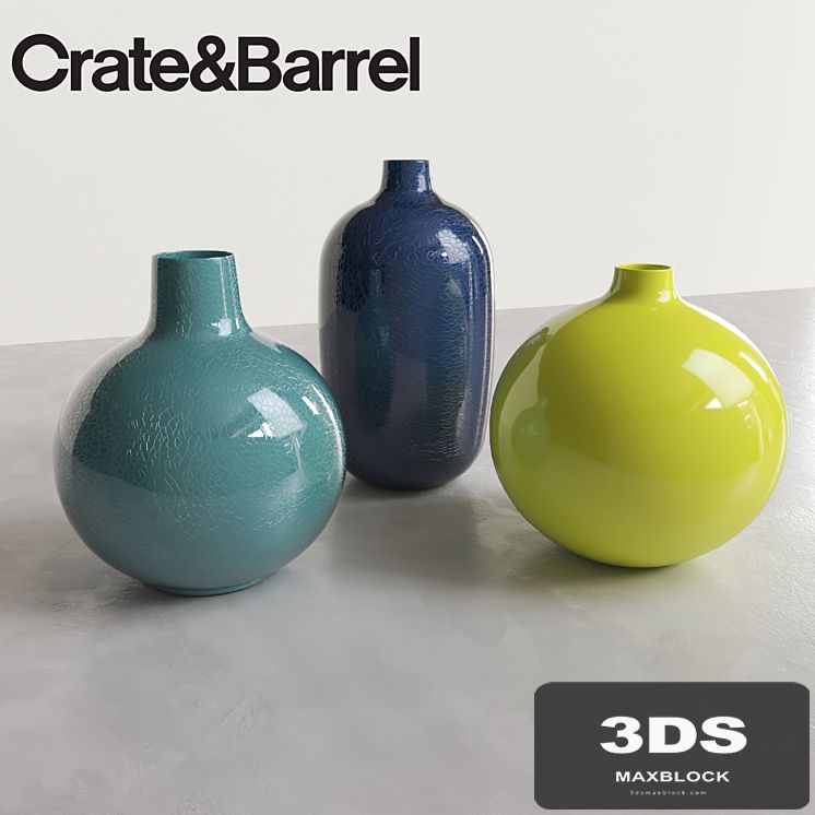 Perry Vases by Crate & Barrel