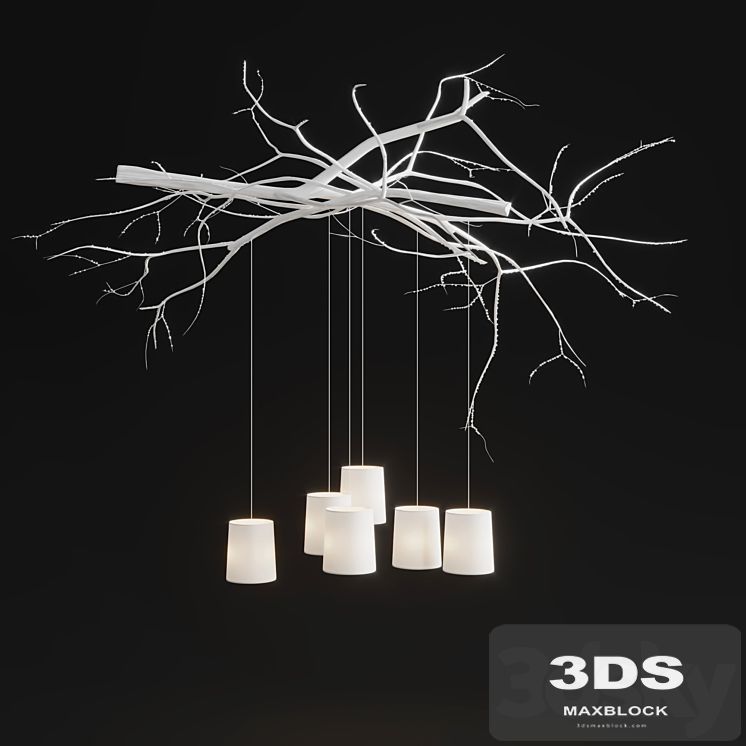 Chandelier handmade in Chalet style