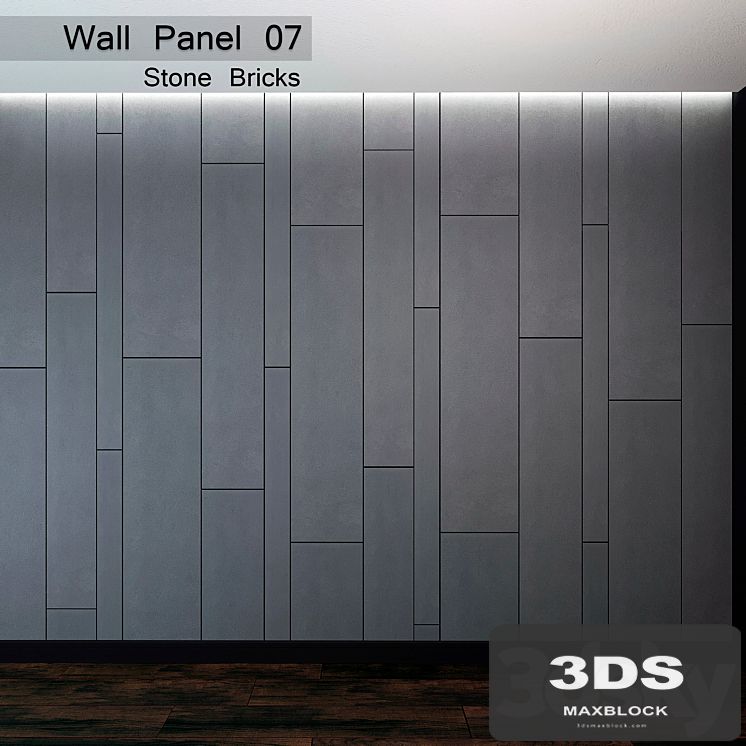 Wall Panel 07. Stone Bricks