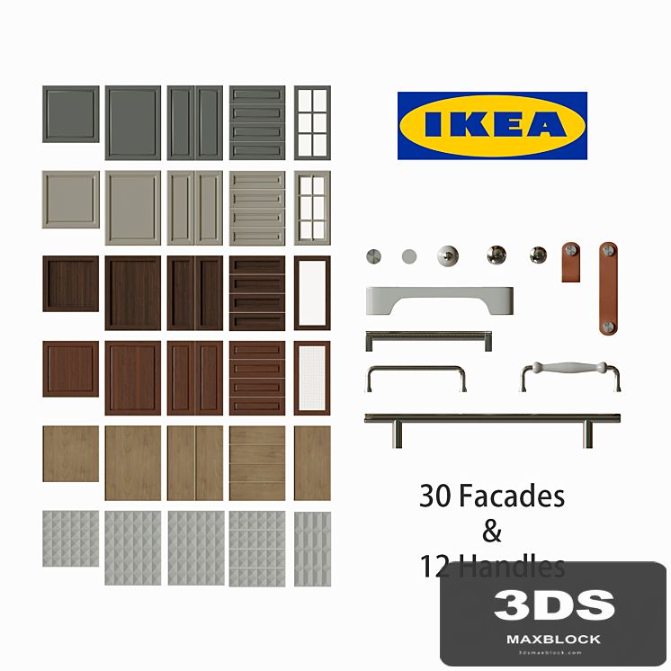 Facades and handles IKEA