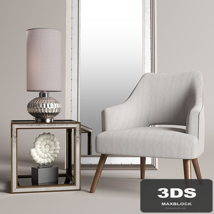 Uttermost Dree, Accent Chair, Barren, Julie, Accent Table