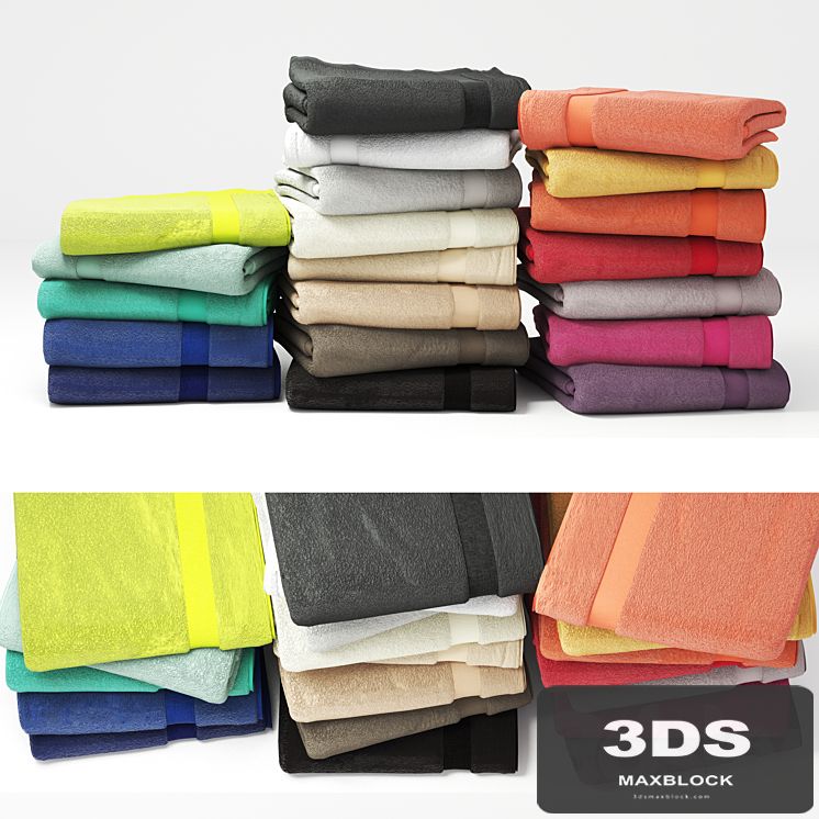 Set of colorful towels 2