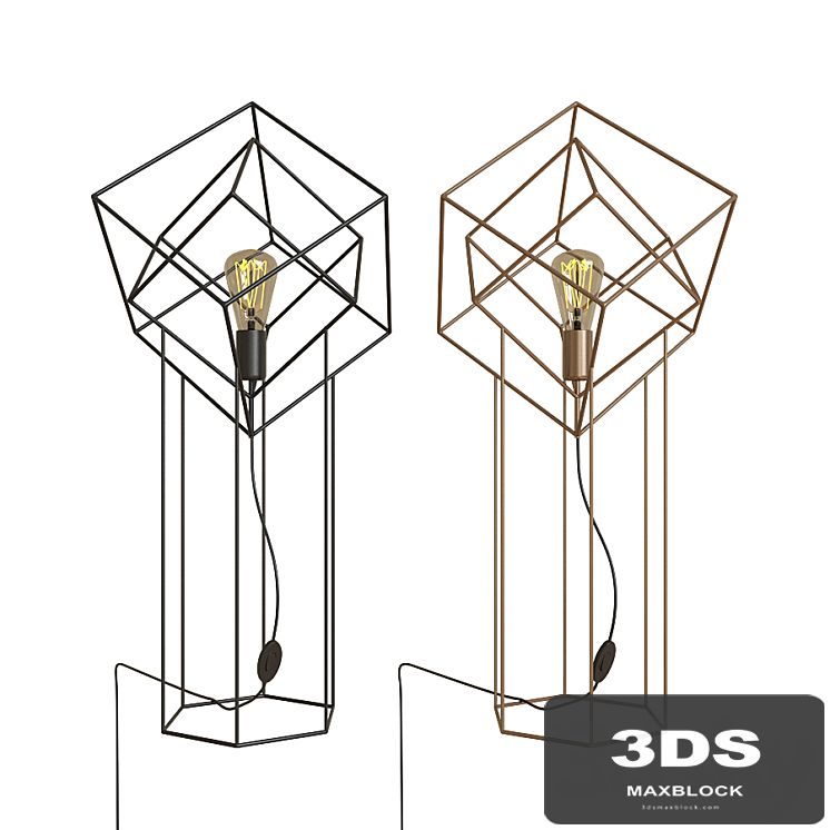Table lamp In cube