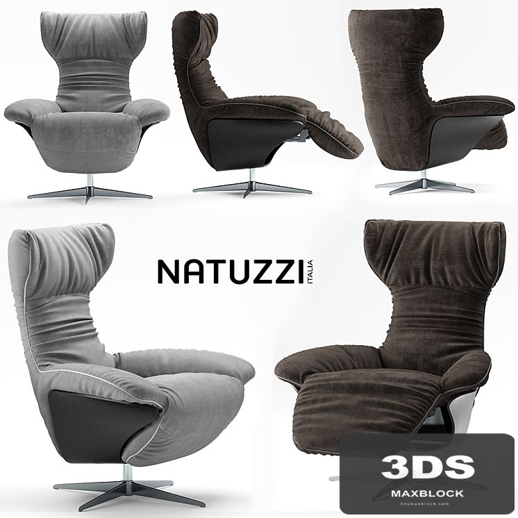 Armchair natuzzi ilia