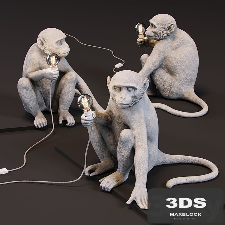 The Monkey Lamp Sitting Version