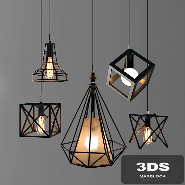 Nordic retro wrought iron industrial Chandelier part-2