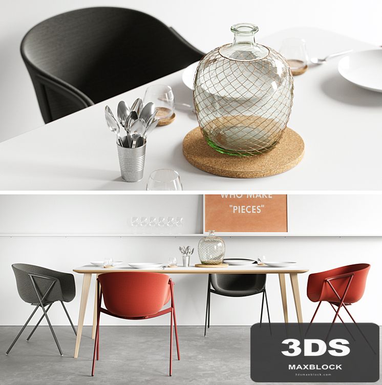 Chair Bai & Table Bob ONDARRETA