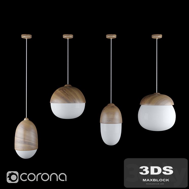 Hazelnut Pendants
