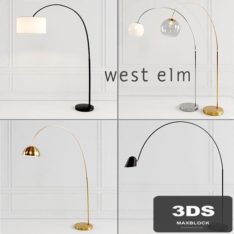 Floor lamps west elm set_1