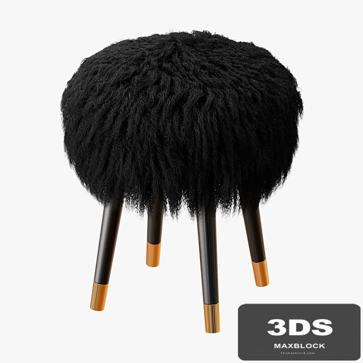 Mongolian lamb stool