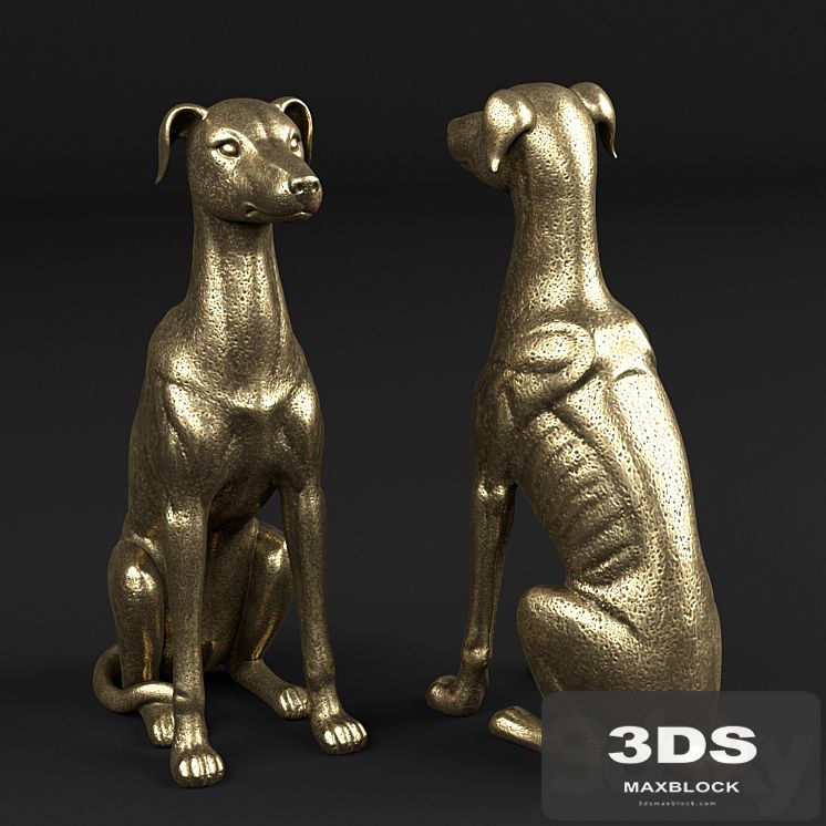 Seated Greyhound