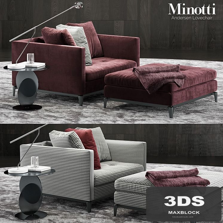Minotti Andersen Lovechair 2