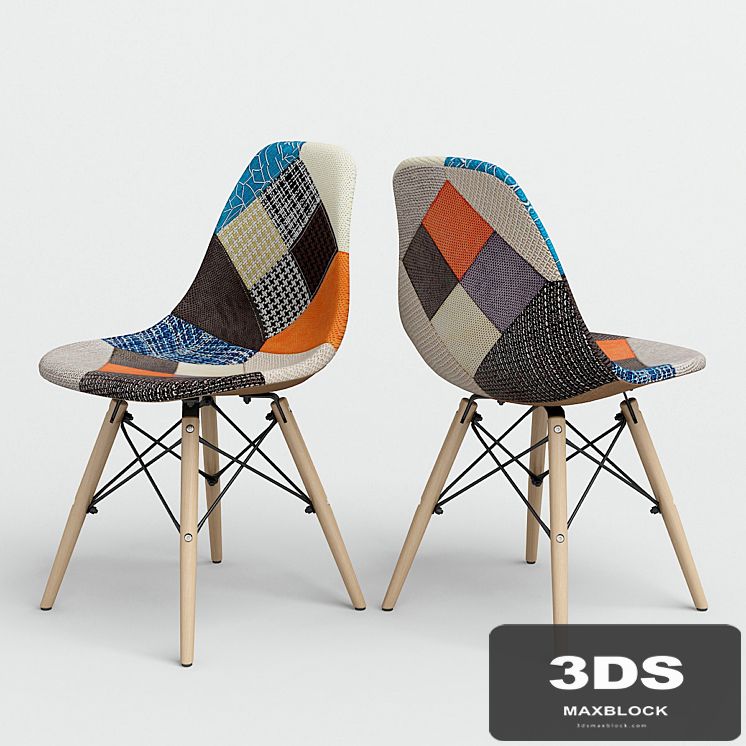 Chair Eames Style DSW Patchwork.
