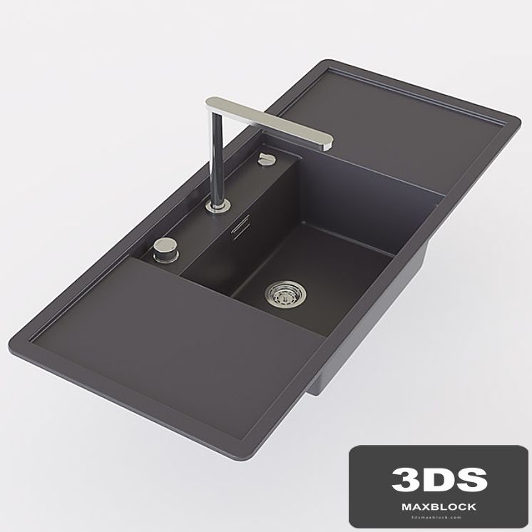 Sink Blanco ALAROS 6 S and mixer Blanco ELOSCOPE-F II