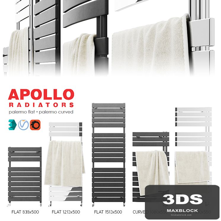 Apollo PALERMO radiators + towels