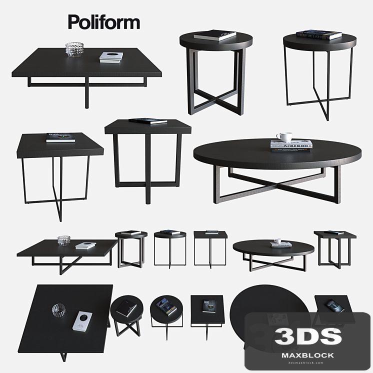 POLIFORM COFFEE TABLES YARD