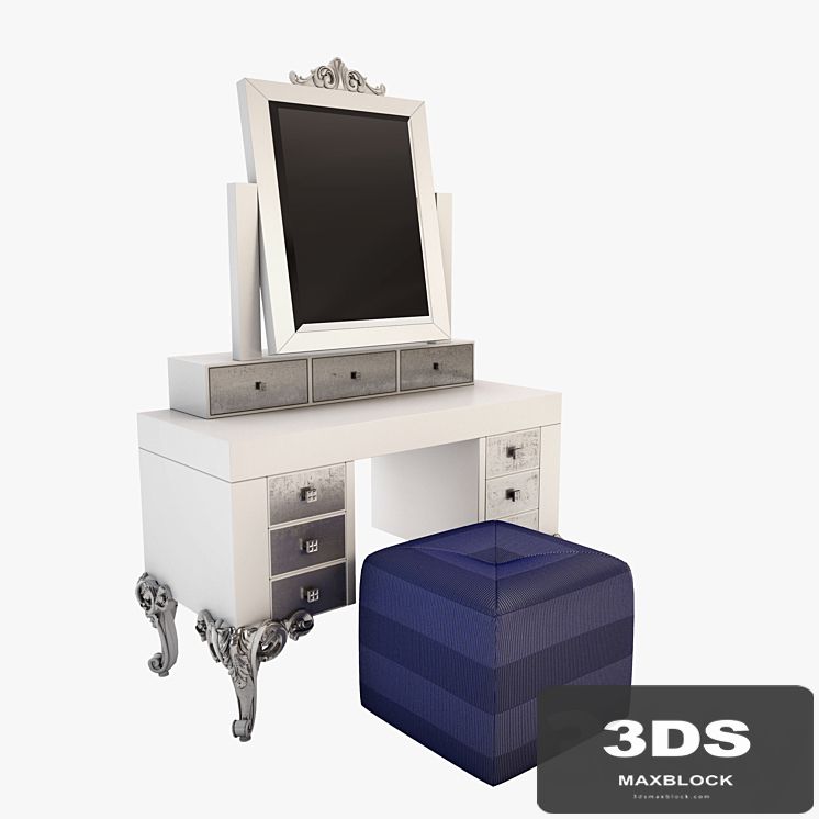 Dressing table and Poof MODENESE
