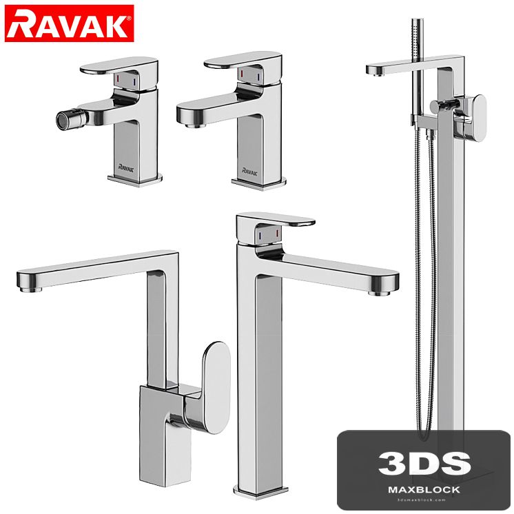 A set of mixers Ravak Chrome set 09