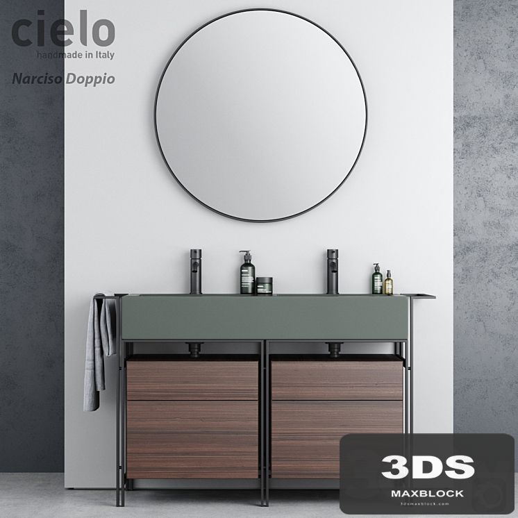 Wash Basin Ceramica Cielo Narciso Doppio
