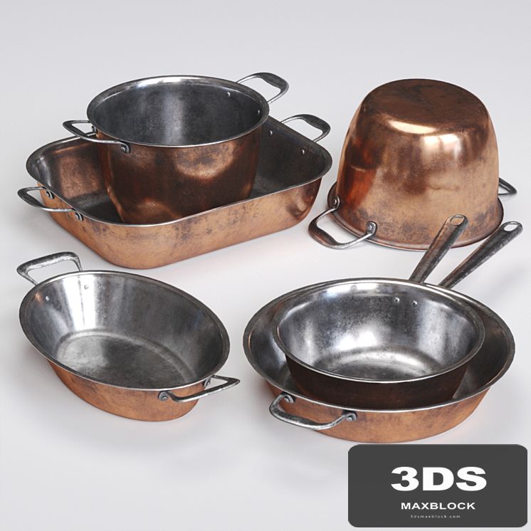 Copper Cookwares Set