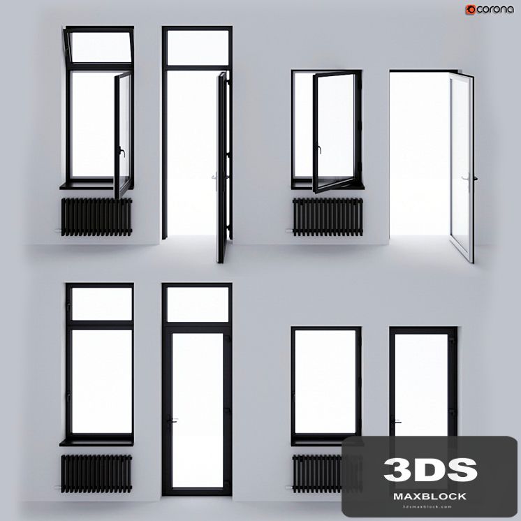 Aluminum window and balcony door ALUMIL