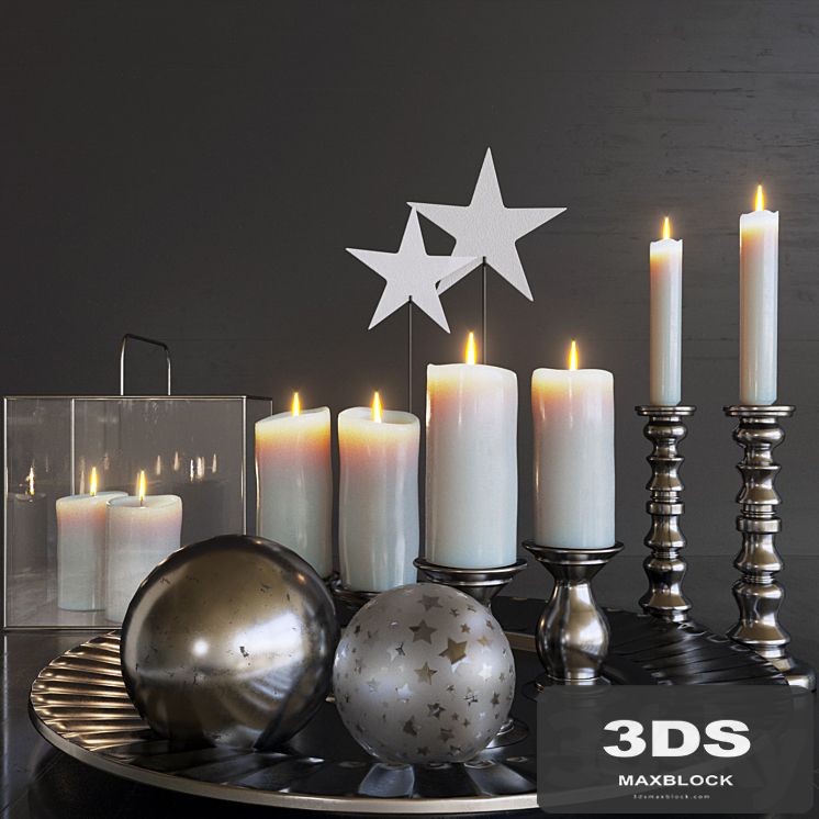 Set of candles. Candle