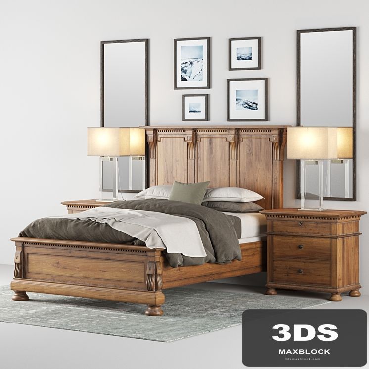 Restoration Hardware ST.JAMES PANEL BED