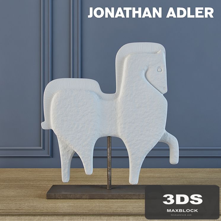 Jonathan Adler / Prancing Horse Sculpture