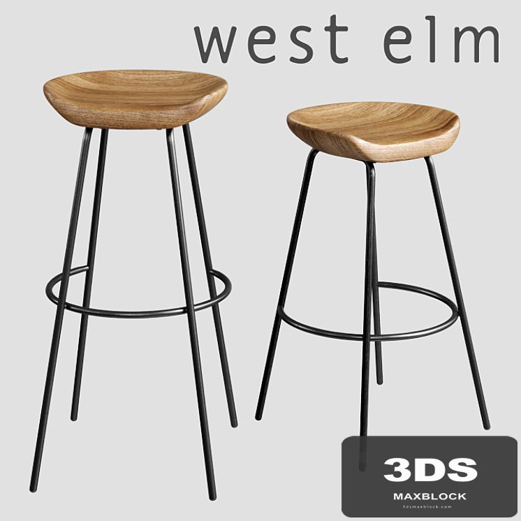 WEST ELM Alden Bar + Counter Stools