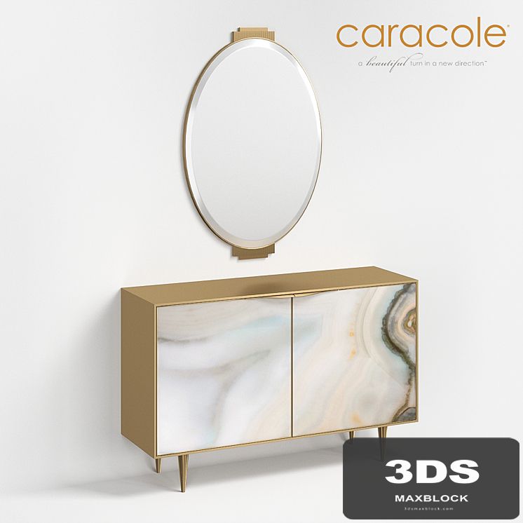 Chest Extrav-Agate and Mirror Self Portrait Saracole
