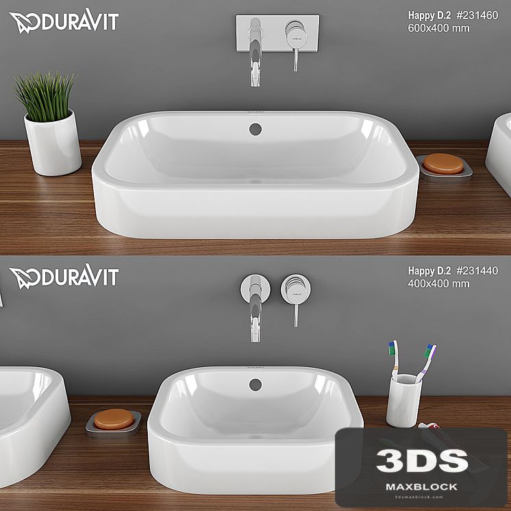 The washbasin DURAVIT Happy D.2